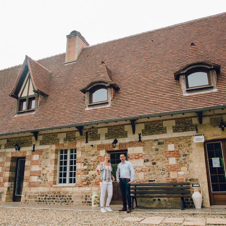 Le Prieure Des Fontaines Hotell Les Preaux Exteriör bild